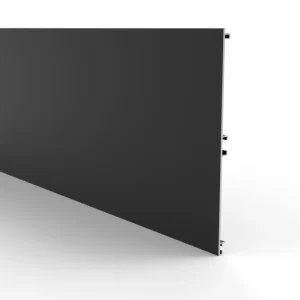 ZÓCALO PARA COCINA DE ALUMINIO NEGRO 10CM PERFIL