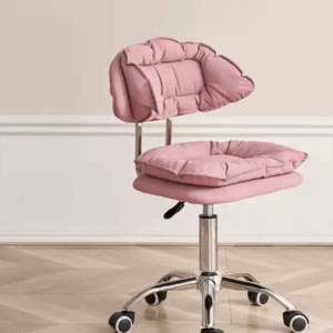 SILLA RELAX CROMADA ROSADA