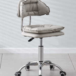 SILLA RELAX CROMADA GRIS