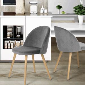 SILLA VELVET GRIS