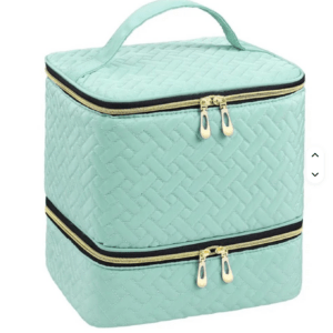 BOLSO PARA ACCESORIOS DE MANICURA VERDE