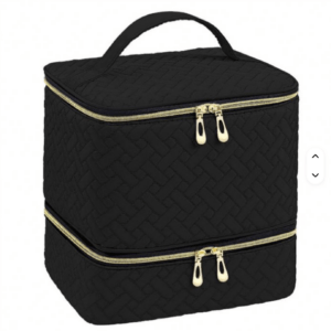 BOLSO PARA ACCESORIOS DE MANICURA NEGRA