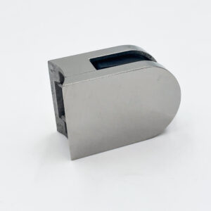 Clip Curvo para Vidrio de 64mm Pulido