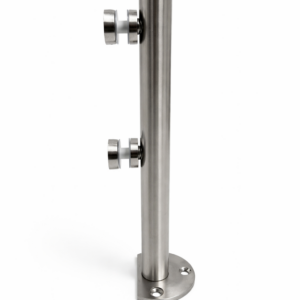 Poste de Acero Inox de 340mm Satín