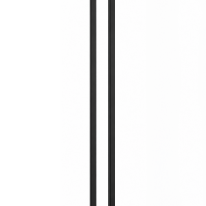Jalador Tipo H Cuadrado de 150cm Negro