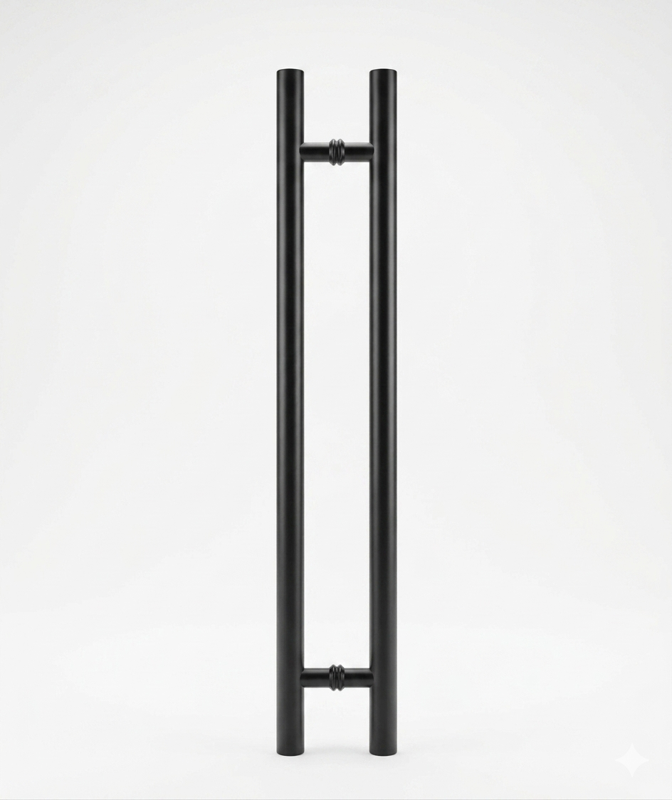 Jalador tipo h redondo de 90cm negro