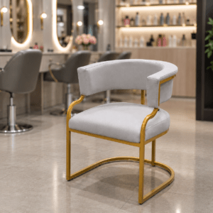 SILLA GOLD COLOR GRIS