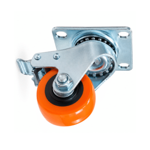 RODO CON COJINETE CON FRENO ANARANJADO 1 1/2"