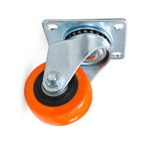 RODO CON COJINETE SIN FRENO ANARANJADO 1 1/2 "